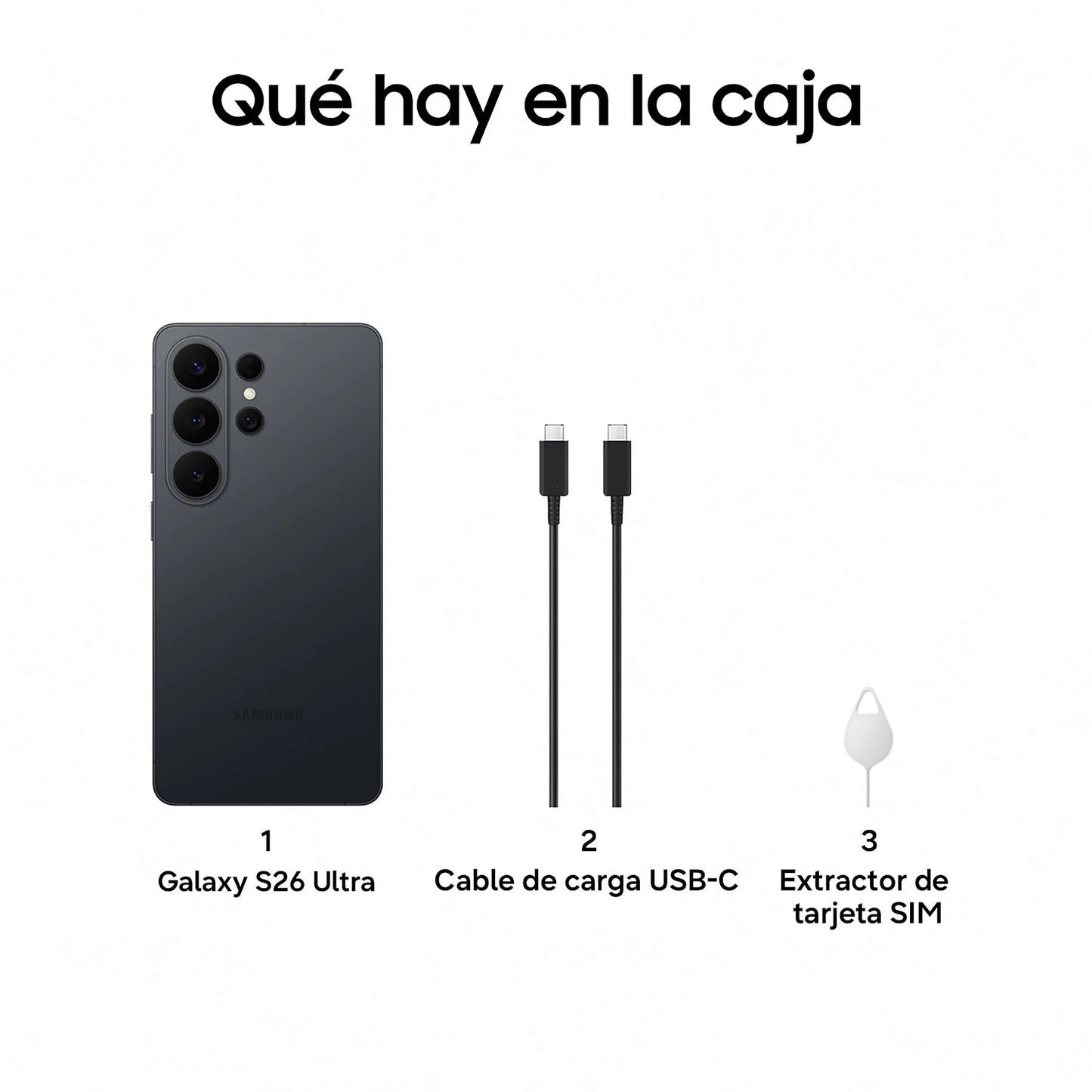 Samsung Galaxy S26 Ultra 5G 512 GB, 12 GB RAM – Negro