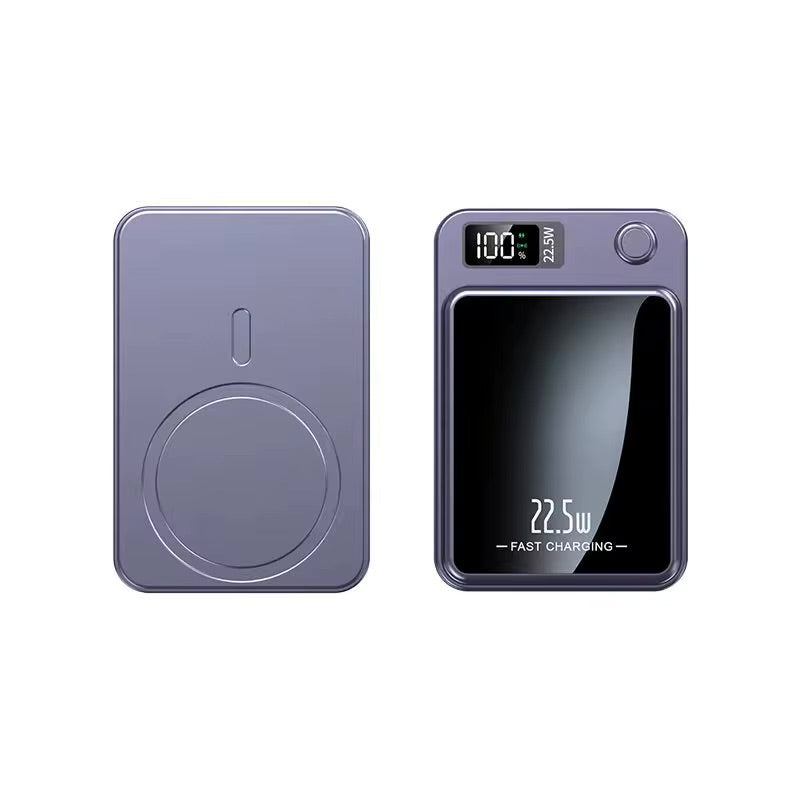 PowerBank Magnética 10.000mAh 22.5W con Pantalla LED – Carga Rápida Inalámbrica