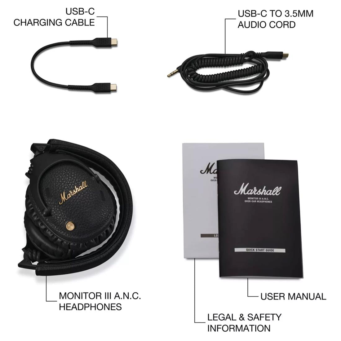 Auriculares Marshall Monitor III A.N.C. con cancelación de ruido