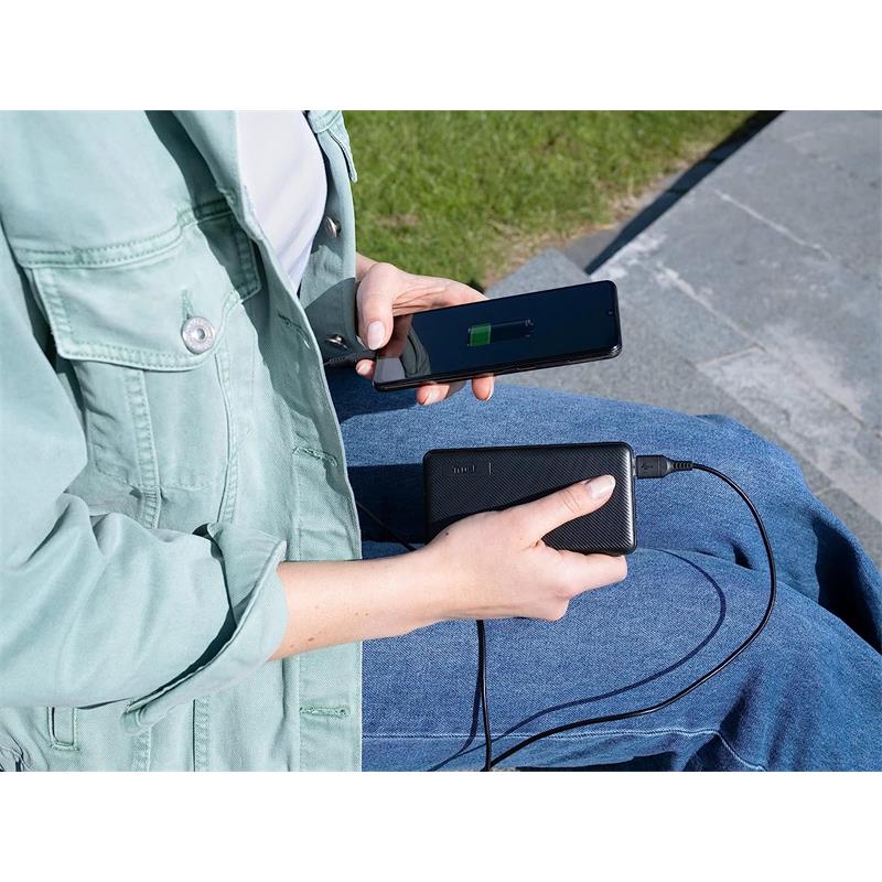 PowerBank Trust Primo Slim 5000mAh - Carga Rápida USB-C y Micro-USB
