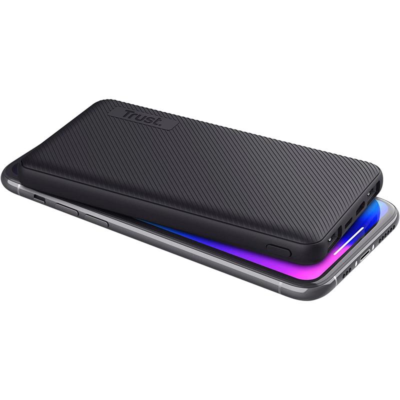 PowerBank Trust Primo Slim 5000mAh - Carga Rápida USB-C y Micro-USB