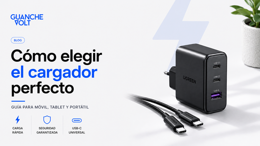 Cómo elegir el cargador perfecto para tu móvil, tablet o portátil