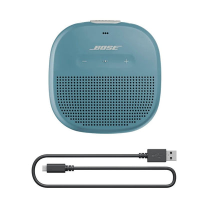 Altavoz inalámbrico - BOSE SOUNDLINK MICRO, Bluetooth, 6h, Azul Stone Blue
