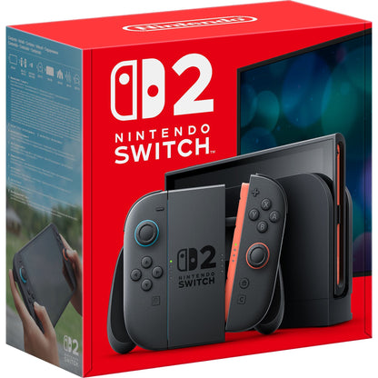 Consola - Nintendo Switch 2, 7.9” Full HD HDR 120 Hz, 256 GB, Magnetic Joy-Con 2 con modo ratón, Azul y Rojo Neón