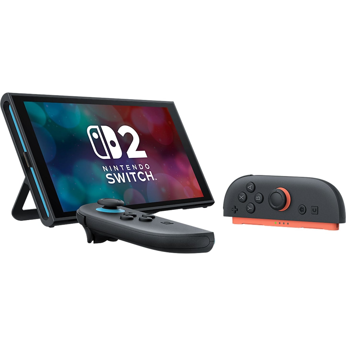 Consola - Nintendo Switch 2, 7.9” Full HD HDR 120 Hz, 256 GB, Magnetic Joy-Con 2 con modo ratón, Azul y Rojo Neón