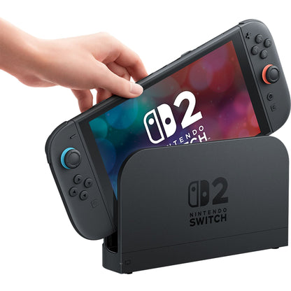 Consola - Nintendo Switch 2, 7.9” Full HD HDR 120 Hz, 256 GB, Magnetic Joy-Con 2 con modo ratón, Azul y Rojo Neón