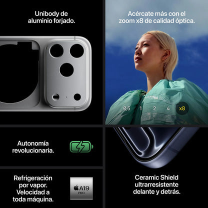 Apple iPhone 17 Pro Max 256 GB – Plata