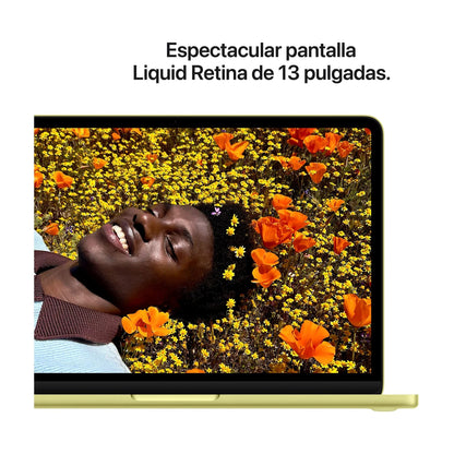 Apple MacBook Neo (2026), 13" Liquid Retina, Chip A18 Pro, CPU 6 núcleos + GPU 5 núcleos, 8GB RAM, 256GB SSD, Magic Keyboard, Cítrico, Sin AC