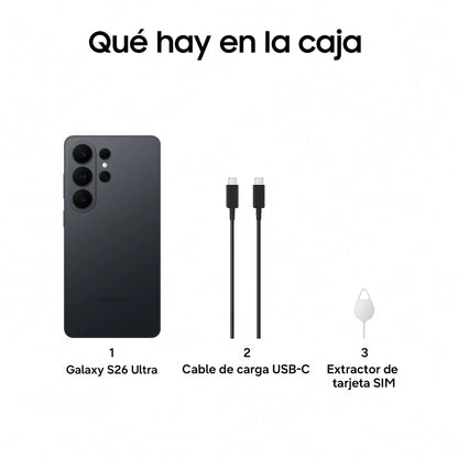 Samsung Galaxy S26 Ultra 5G 512 GB, 12 GB RAM – Negro