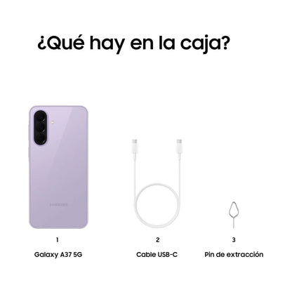Samsung Galaxy A37 5G 256 GB, 8 GB RAM – Lavanda