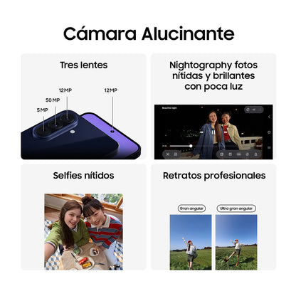 Samsung Galaxy A57 5G 256 GB, 8 GB RAM – Azul claro