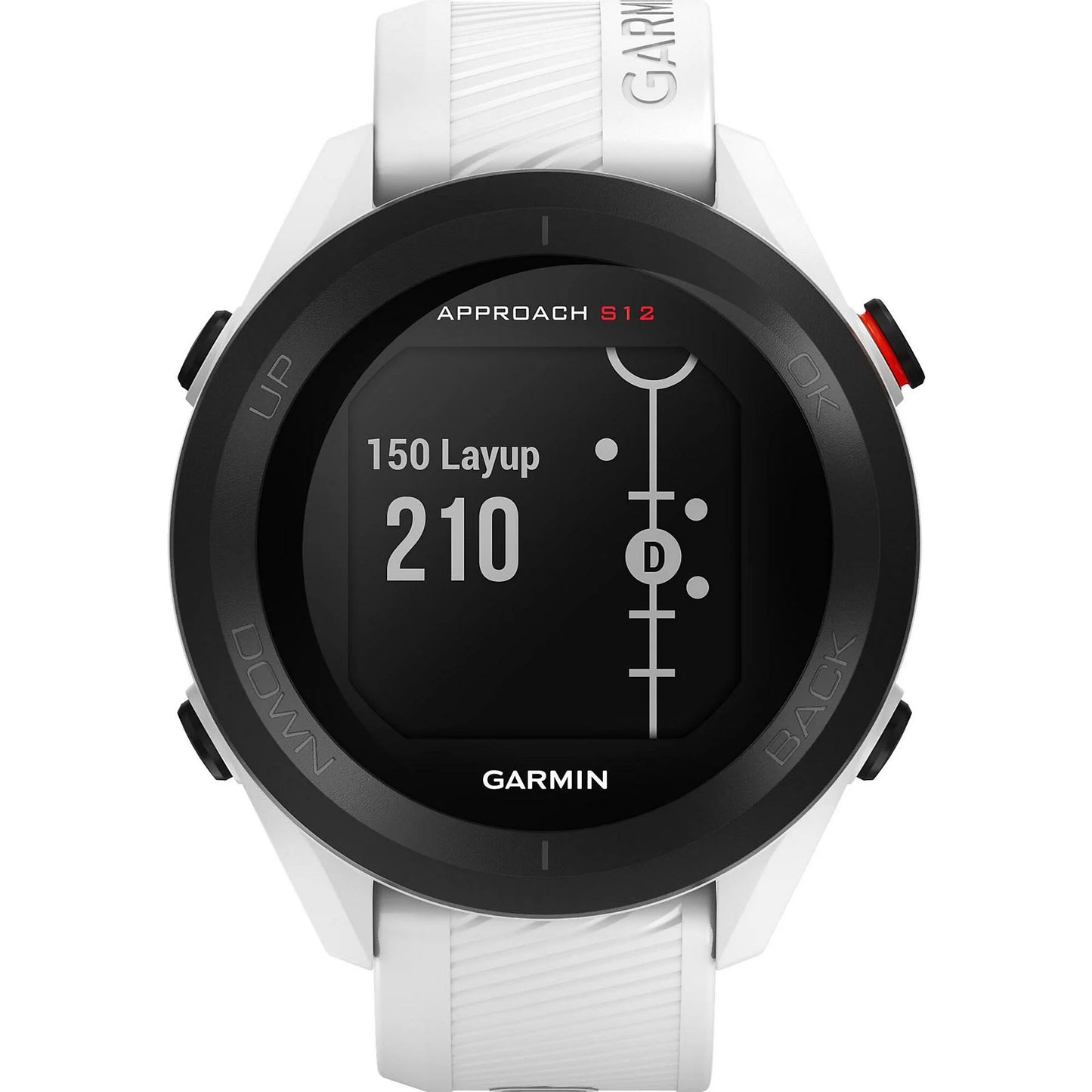 Smartwatch - GARMIN Approach S12 Blanco Smartwatch Golf, Blanco, Talla única, 1,69 "