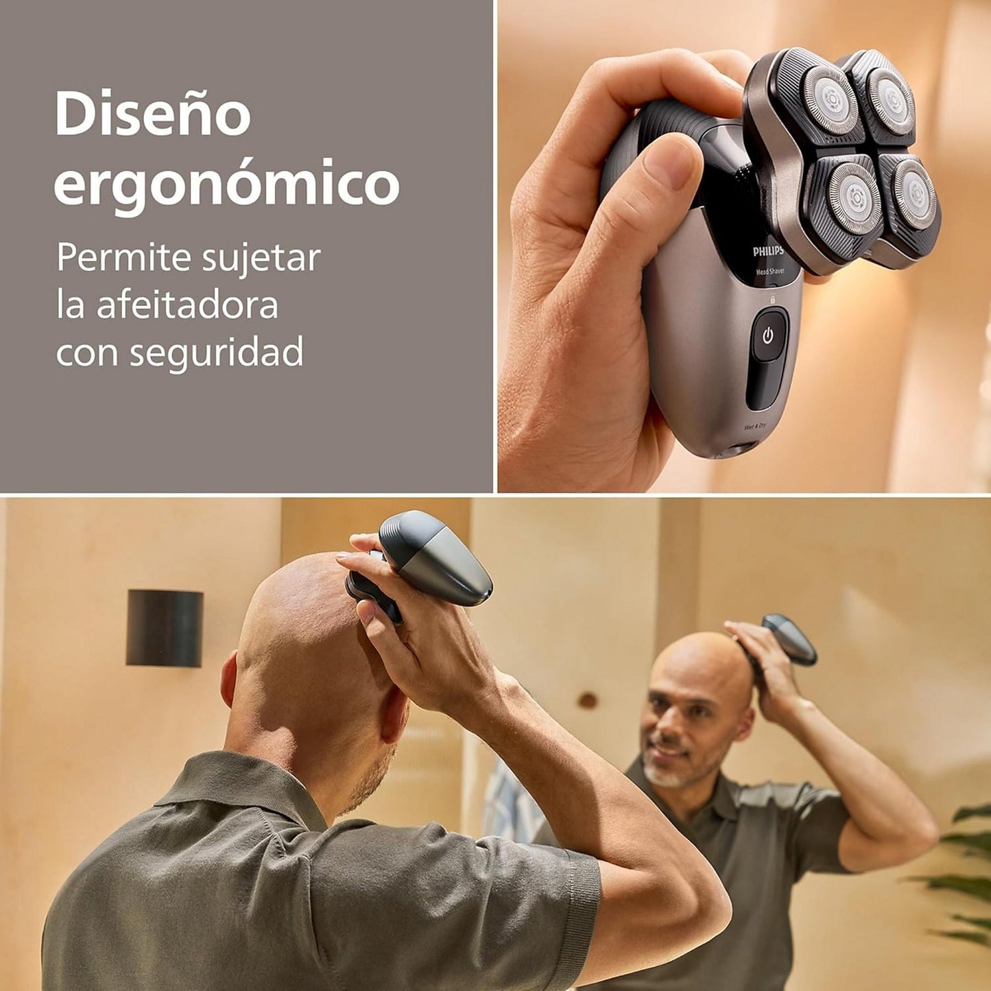 Afeitadora - Philips Head Shaver Pro 7000 HS7980/15