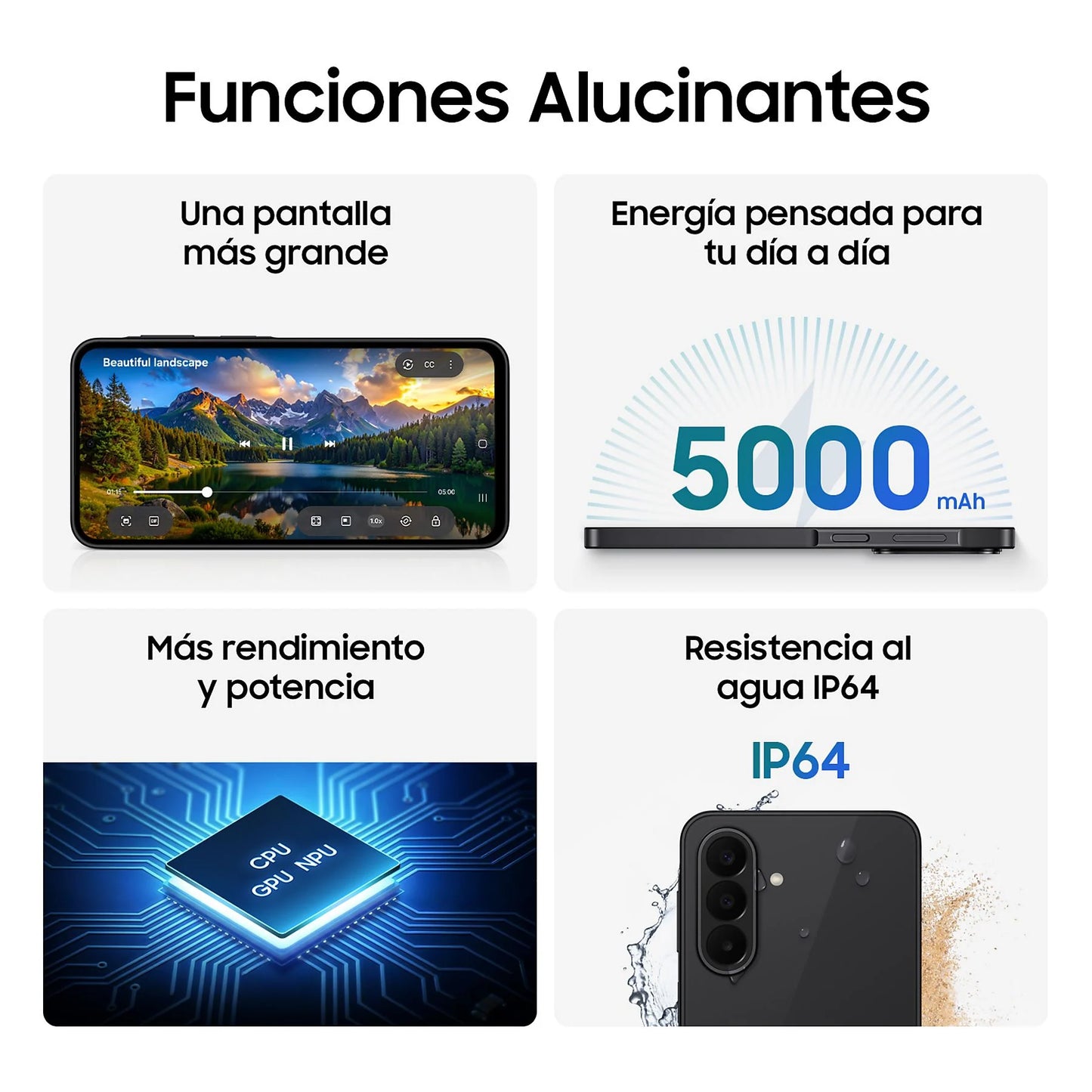 Samsung Galaxy A27 5G 128 GB, 6 GB RAM – Azul