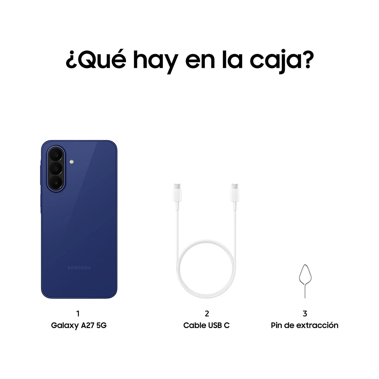 Samsung Galaxy A27 5G 128 GB, 6 GB RAM – Azul