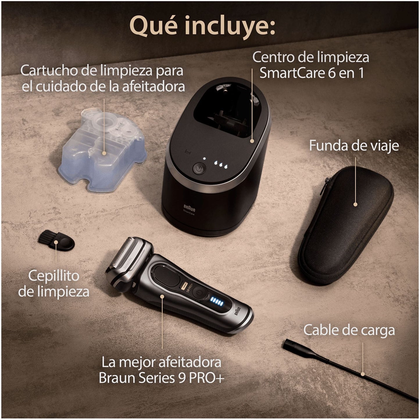Afeitadora - Braun Series 9 PRO+ 9565cc