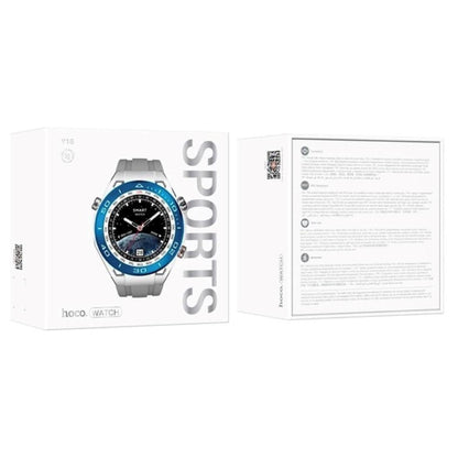 Hoco Y16 SmartWatch Deportivo Plata