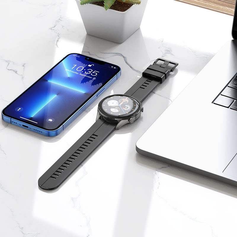 Hoco Y7 Black Sport Smartwatch