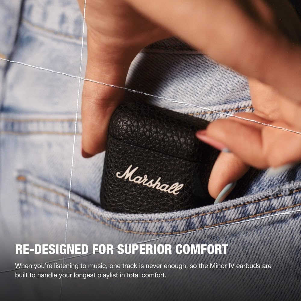 Marshall Minor IV - Auriculares Bluetooth True Wireless