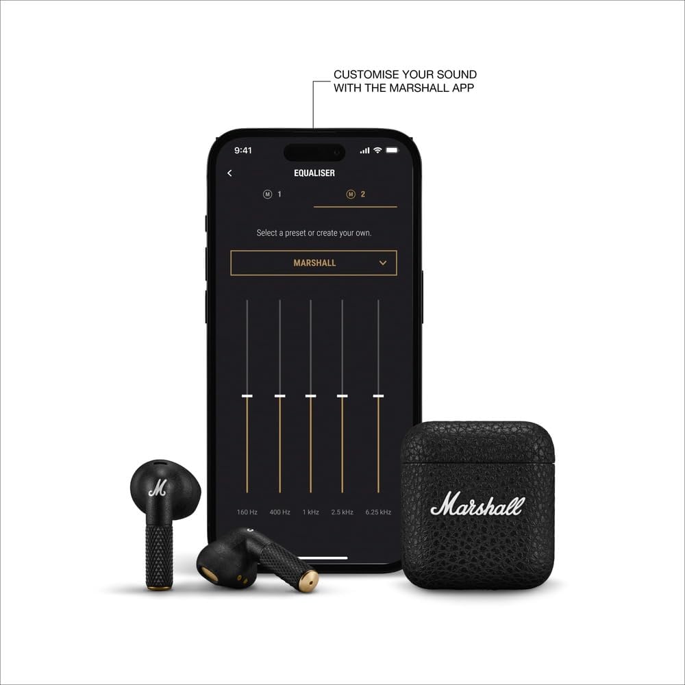 Marshall Minor IV - Auriculares Bluetooth True Wireless