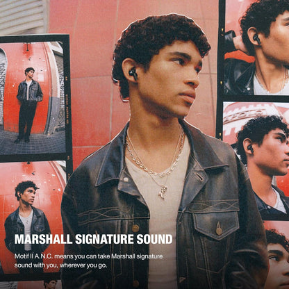 Marshall Motif II ANC - Auriculares Bluetooth con Cancelación Activa de Ruido
