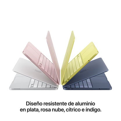 Apple MacBook Neo (2026), 13" Liquid Retina, Chip A18 Pro, CPU 6 núcleos + GPU 5 núcleos, 8GB RAM, 256GB SSD, Magic Keyboard, Silver, Sin AC