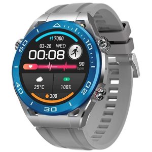 Hoco Y16, smartwatch deportivo con pantalla táctil – Plata