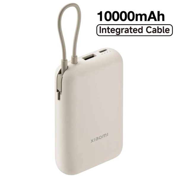 Xiaomi Power Bank, batería externa de 10 000 mAh y 22,5 W – Beige